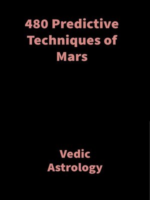 cover image of 480 Predictive Techniques of Mars